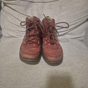 Doc Martens Red Leather Boots